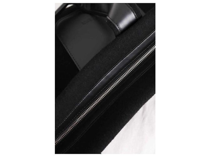 Autre Marque Borsa Noa Laulhère in lana nera - vista 5