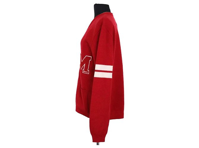 Autre Marque Merci Cardigan aus Wolle in Rot - Ansicht 3