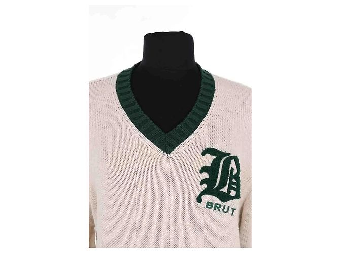 Autre Marque BRUT Pullover aus Baumwolle ecru - Ansicht 2