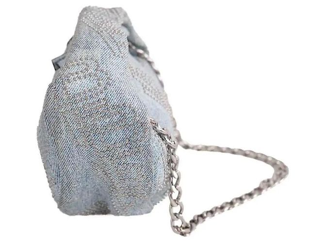 Mini borsa By Far blu in sintetico - vista 2