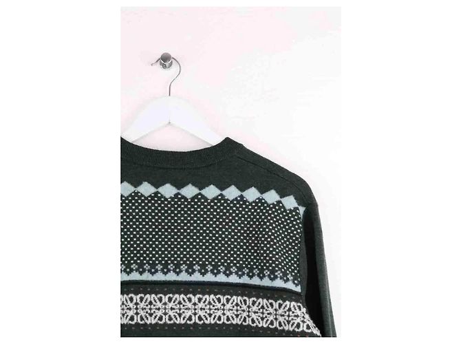 Loewe Wollpullover Khaki M - Ansicht 4