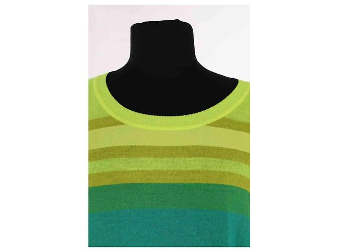 Autre Marque Christopher John Rogers Mehrfarbiger Wollpullover XXL - Ansicht 2