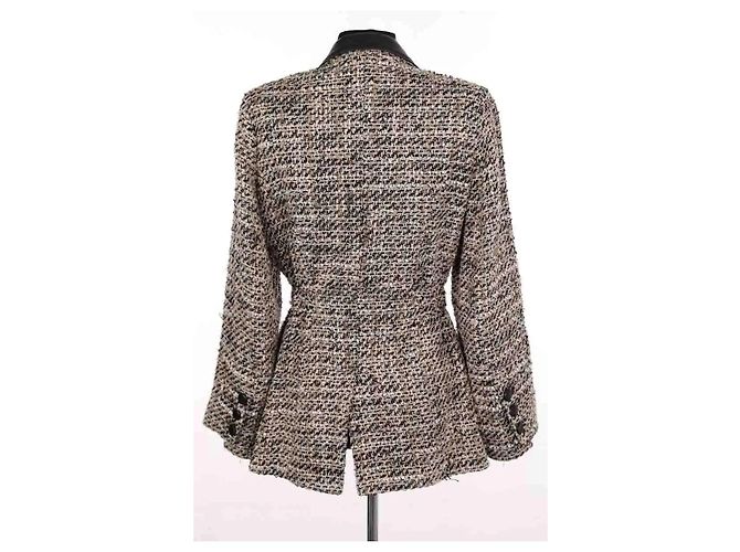 Abrigo de tweed beige The Kooples - vista 4