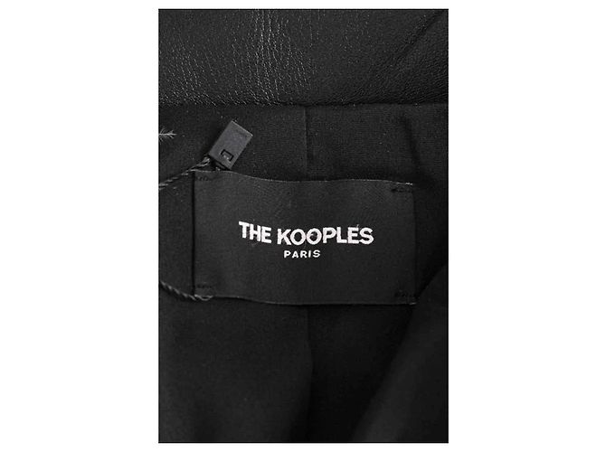 Abrigo de tweed beige The Kooples - vista 5