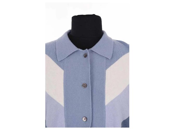 Autre Marque Cardigan BRUT de lana azul - vista 2