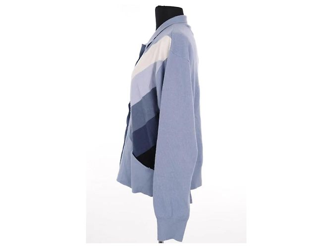Autre Marque Cardigan BRUT de lana azul - vista 3