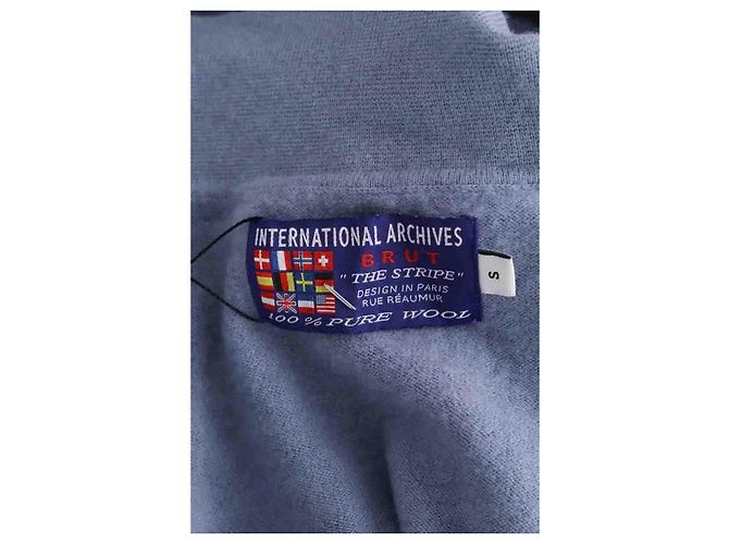 Autre Marque Cardigan BRUT de lana azul - vista 5