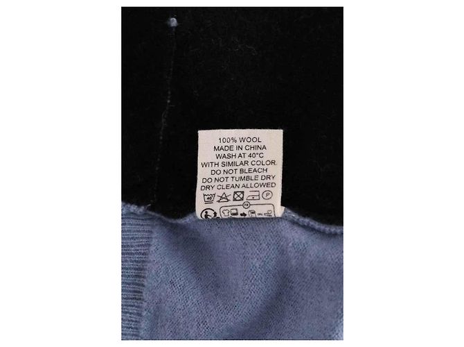 Autre Marque Cardigan BRUT de lana azul - vista 6