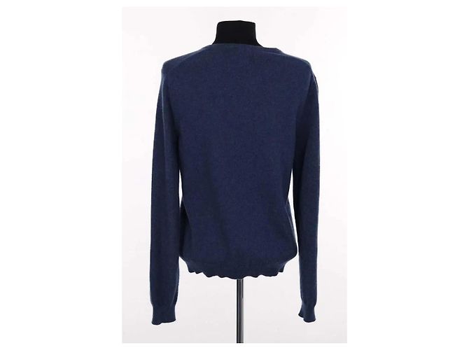 Jersey Eric Bompard de cachemira azul M - vista 4