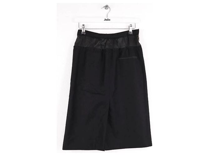 Falda Louis Vuitton de lana negra - vista 3