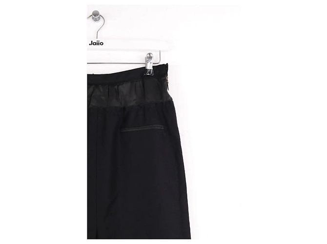 Falda Louis Vuitton de lana negra - vista 4