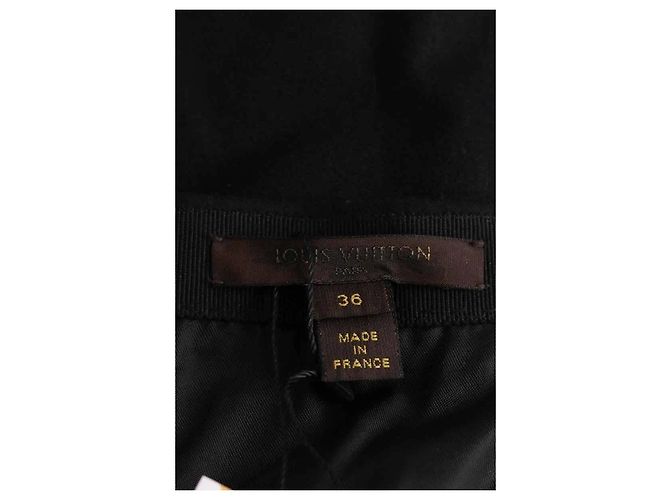 Falda Louis Vuitton de lana negra - vista 5
