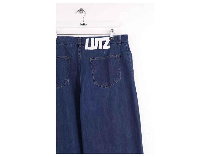 Autre Marque Weite schwarze Hose - Ansicht 4
