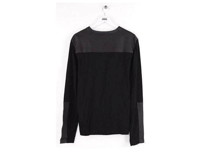 Camiseta Prada de cuero negro - vista 3
