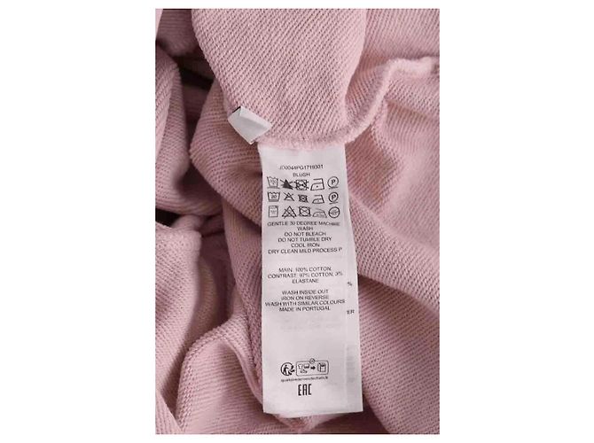 Vestido de algodón rosa JW Anderson - vista 6