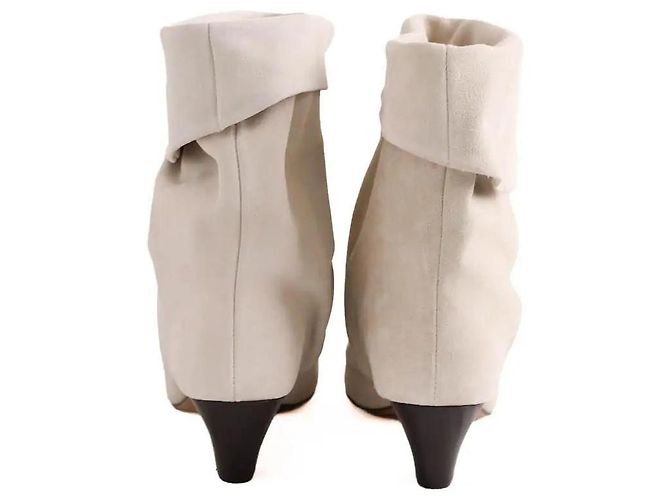 Botas Isabel Marant de piel beige - vista 2