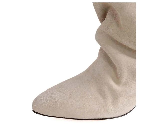 Botas Isabel Marant de piel beige - vista 4