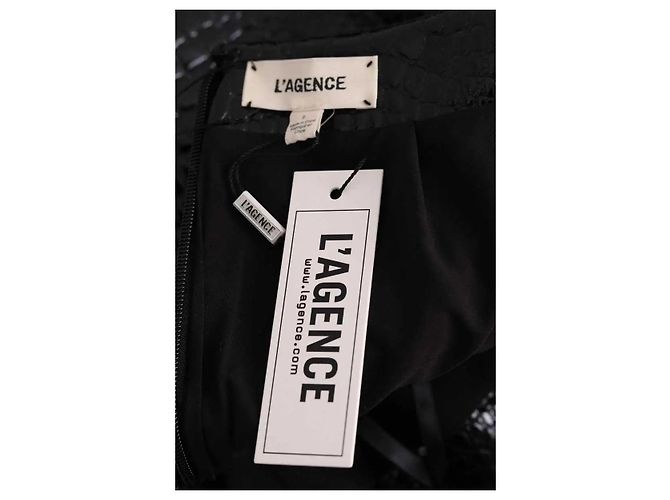 L'Agence Minifalda Gerard croc negra - vista 5