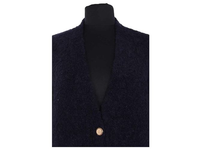 Autre Marque Frame Cardigan Marineblau - Ansicht 2