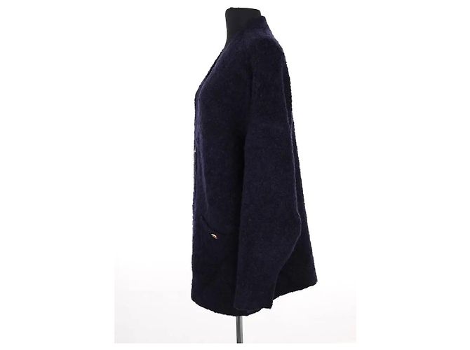Autre Marque Frame Cardigan Marineblau - Ansicht 3