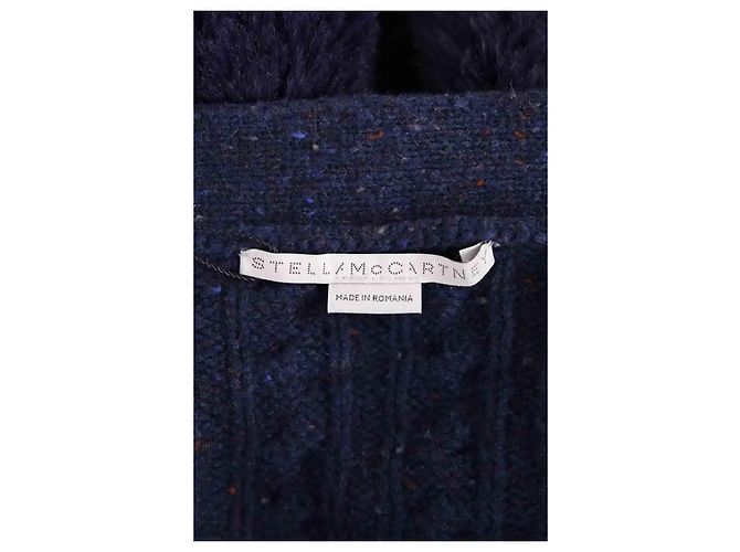 Stella Mc Cartney Stella McCartney Cardigan aus Wolle Blau - Ansicht 5