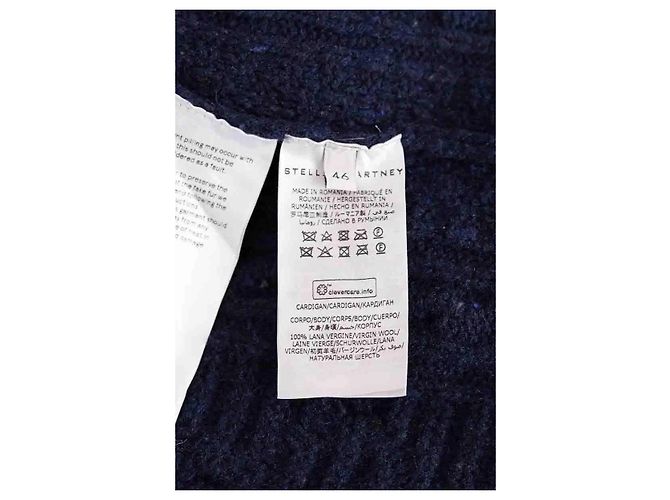 Stella Mc Cartney Stella McCartney Cardigan aus Wolle Blau - Ansicht 6
