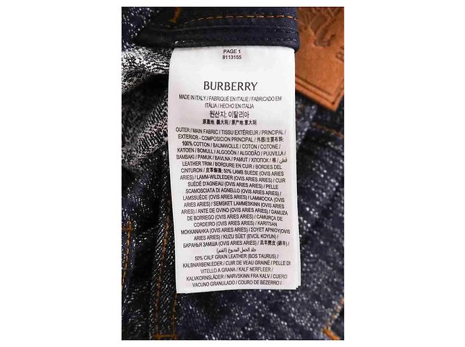 Burberry Blaue Weite Hose - Ansicht 6
