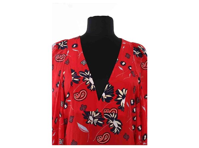 Rotes Seidenkleid von Zadig & Voltaire - Ansicht 2
