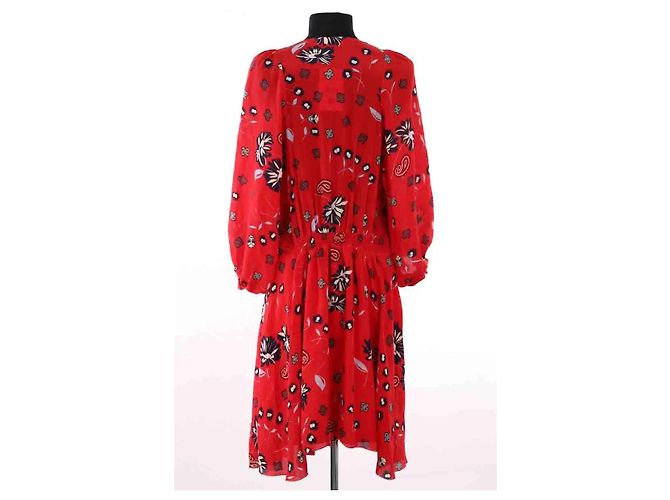 Rotes Seidenkleid von Zadig & Voltaire - Ansicht 4