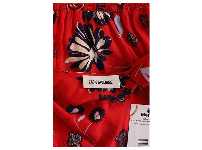 Rotes Seidenkleid von Zadig & Voltaire - Ansicht 5