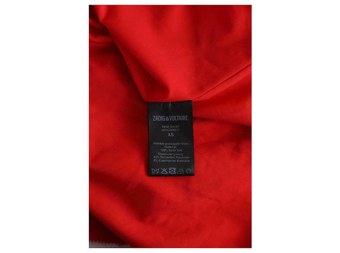 Rotes Seidenkleid von Zadig & Voltaire - Ansicht 6