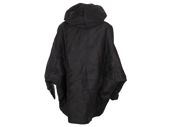 Abrigo negro Rick Owens de sintético XL - vista 4