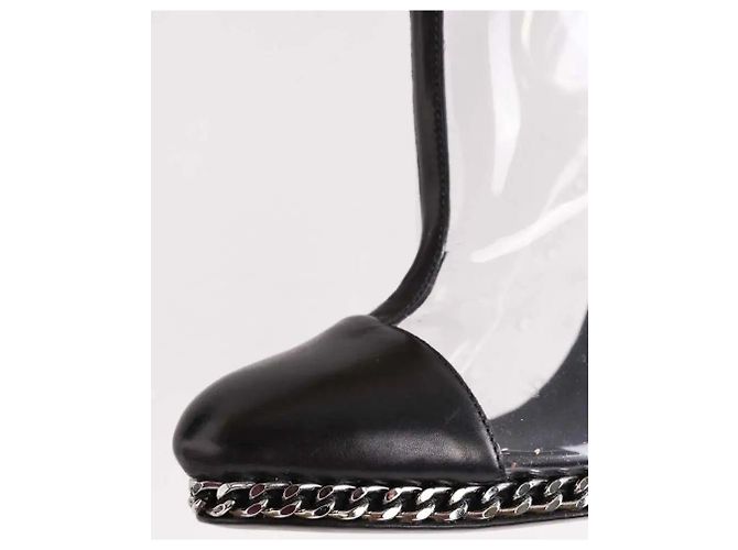Stivaletti Balmain in tessuto nero - vista 5