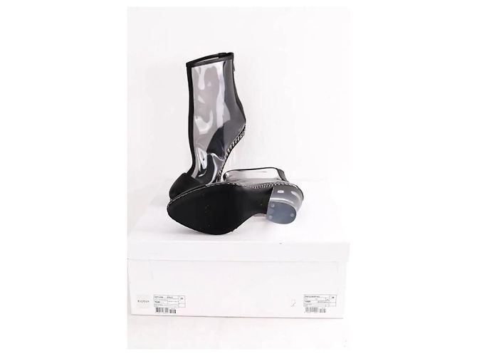 Stivaletti Balmain in tessuto nero - vista 6