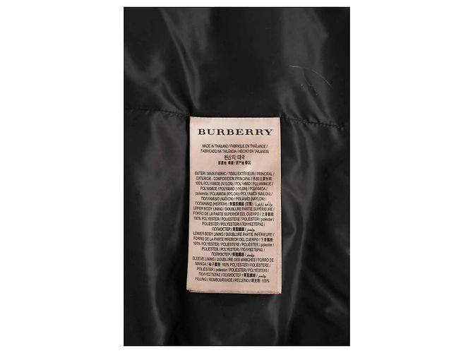 Plumífero negro Burberry - vista 6