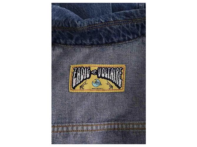 Chaqueta de algodón azul Zadig & Voltaire XS - vista 5