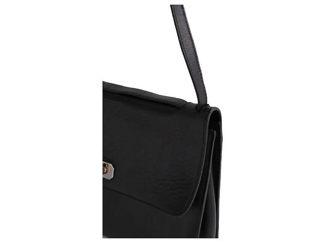 Borsa a tracolla in pelle nera Apc - vista 2