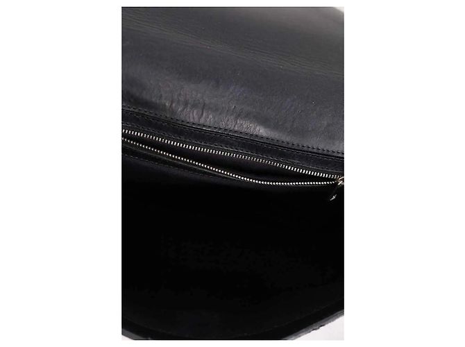 Borsa a tracolla in pelle nera Apc - vista 5