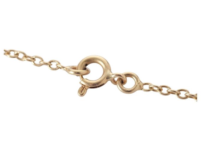 Autre Marque Collana con pendente in oro giallo 18K e diamanti bianchi - vista 5
