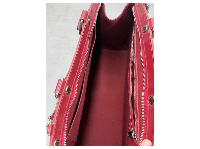 Louis Vuitton Brea GM borsa in pelle Epi bordeaux - vista 10
