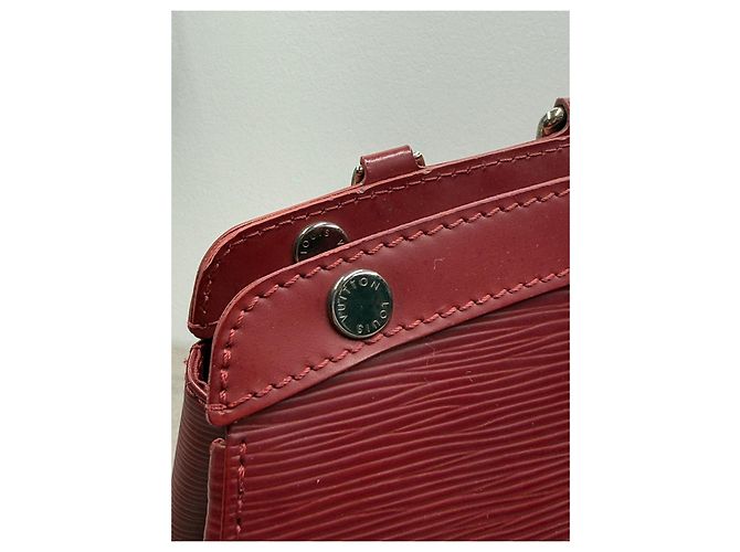 Louis Vuitton Brea GM borsa in pelle Epi bordeaux - vista 4