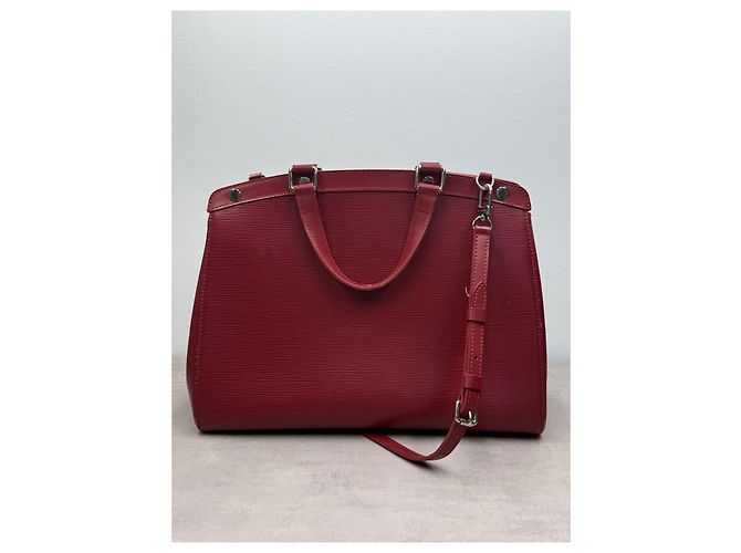 Louis Vuitton Brea GM borsa in pelle Epi bordeaux - vista 6