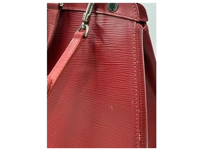 Louis Vuitton Brea GM borsa in pelle Epi bordeaux - vista 7