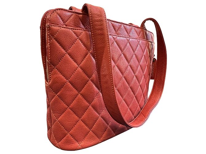 1994 Chanel CC Steppenechtleder Caviar Tote - Ansicht 2