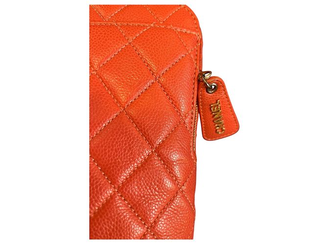 1994 Chanel CC Steppenechtleder Caviar Tote - Ansicht 5