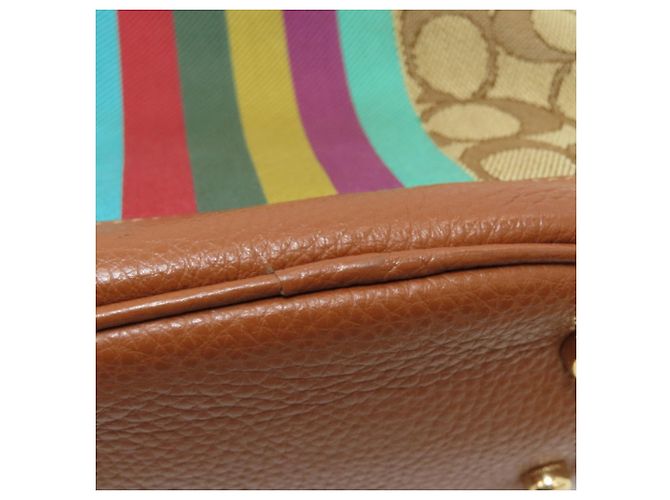 Borsa a tracolla Coach C5639 Signature Dempsey - vista 10