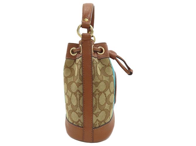 Borsa a tracolla Coach C5639 Signature Dempsey - vista 3