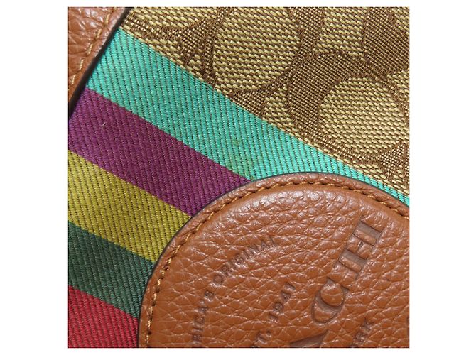 Borsa a tracolla Coach C5639 Signature Dempsey - vista 8