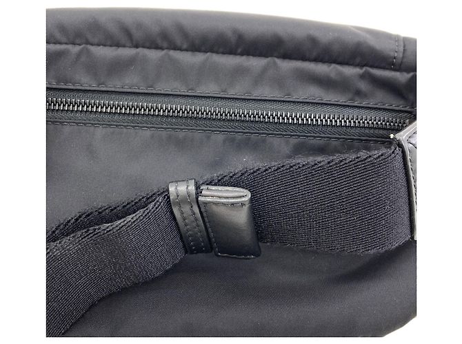 Borsa a tracolla Burberry Check in tela nylon beige - vista 12