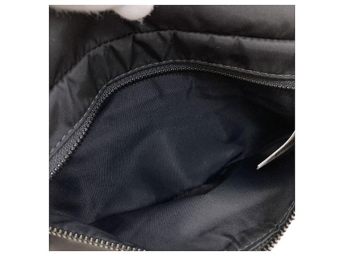 Borsa a tracolla Burberry Check in tela nylon beige - vista 9